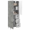 Ensemble de Meubles 2 pcs Gris béton Bois d'ingénierie 647967647967