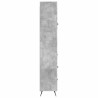 Ensemble de Meubles 2 pcs Gris béton Bois d'ingénierie 647967647967