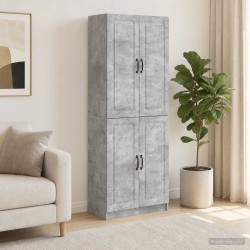 Ensemble de Meubles 2 pcs Gris béton Bois d'ingénierie 647972647972