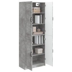 Ensemble de Meubles 2 pcs Gris béton Bois d'ingénierie 647972647972