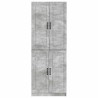 Ensemble de Meubles 2 pcs Gris béton Bois d'ingénierie 647972647972