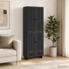 Ensemble de Meubles 2 pcs Noir 66 x 34,5 x 95 cm 647974647974