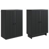 Ensemble de Meubles 2 pcs Noir 66 x 34,5 x 90 cm 647975647975