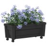 Pot Calypso avec roues Anthracite 79 x 35 x 33 cm PP 647982647982