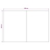 Toile de rechange pour auvent Blanc 600 × 350 cm Polyester 647983647983