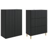 Ensemble de Meubles 2 pcs 66 x 34,5 x 90 cm Bois d'ingénierie 647992647992