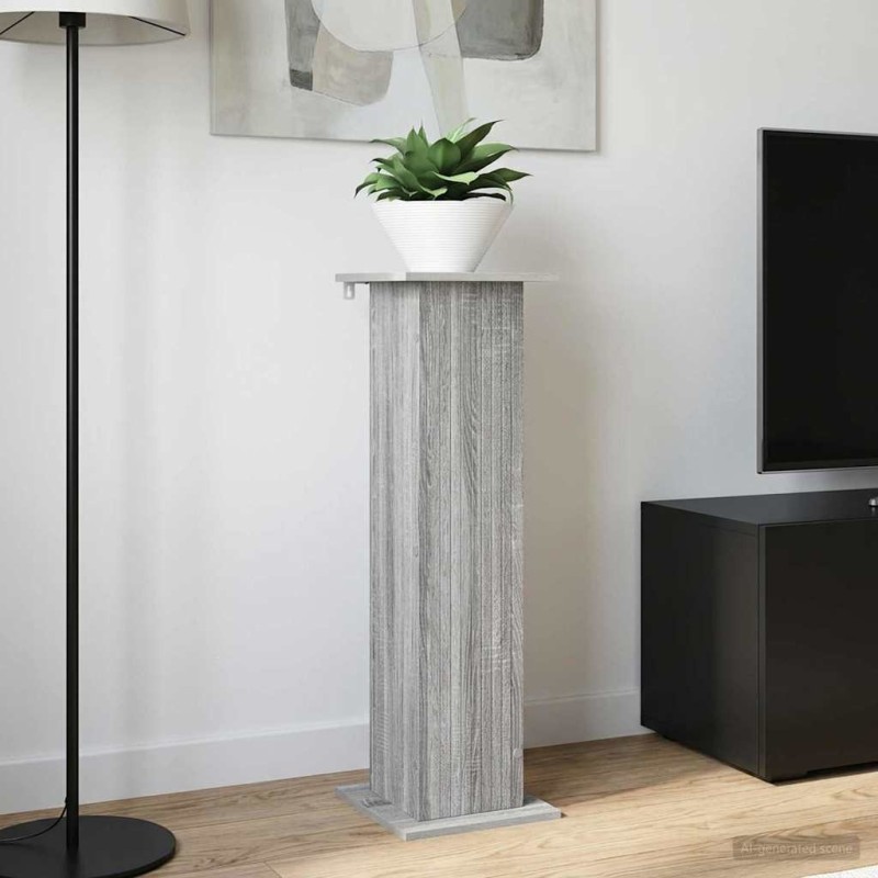 Support de Plante 2 pcs Sonoma gris 30,5 x 30 x 100,5 cm 648012648012