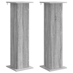 Support de Plante 2 pcs Sonoma gris 30,5 x 30 x 100,5 cm 648012648012