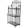 Support pour plantes Mosaïque noir et blanc 648020648020