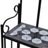 Support pour plantes Mosaïque noir et blanc 648020648020