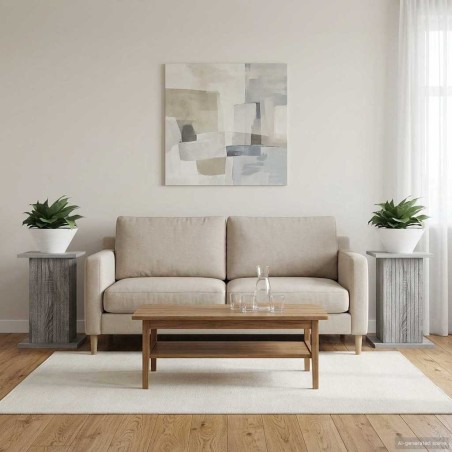 Support de Plante 2 pcs Sonoma gris 30,5 x 30 x 43 cm 648024648024