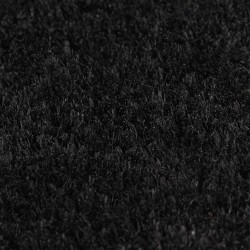 Tapis de porte noir 100x200 cm fibre de coco touffeté 648031648031