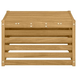 Table de jardin Bois d'Acacia Massif Blanc 59 x 59 x 37 cm 648033648033