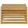 Table de jardin Bois d'Acacia Massif Blanc 59 x 59 x 37 cm 648033648033
