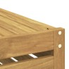 Table de jardin Bois d'Acacia Massif Blanc 59 x 59 x 37 cm 648033648033