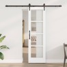 Porte coulissante Blanc et Noir 61 x 198,5 cm 648034648034