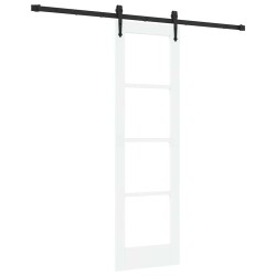Porte coulissante Blanc et Noir 61 x 198,5 cm 648034648034