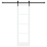 Porte coulissante Blanc et Noir 61 x 198,5 cm 648034648034