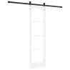 Porte coulissante Blanc et Noir 61 x 198,5 cm 648034648034