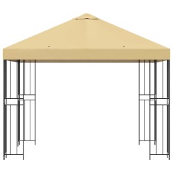 Pavillon 3 x 3 m Crème Polyester et Acier 190 gsm 648039648039