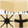 Pavillon 3 x 3 m Crème Polyester et Acier 190 gsm 648039648039