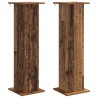 Support de Plante 2 pcs Bois ancien 30,5 x 30 x 100,5 cm 648040648040