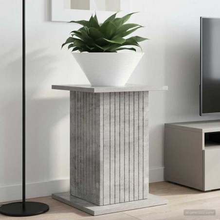 Support de Plante 2 pcs Gris béton 30,5 x 30 x 43 cm 648043648043
