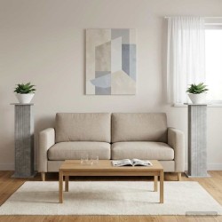 Support de Plante 2 pcs Gris béton 30,5 x 30 x 100,5 cm 648044648044