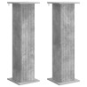 Support de Plante 2 pcs Gris béton 30,5 x 30 x 100,5 cm 648044648044