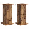 Support de Plante 2 pcs Bois ancien 30,5 x 30 x 60,5 cm 648046648046