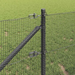 Clôture en fil soudé avec pointes 25 x 0,4 m Gris Maille 648052648052