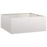 Jardinière 100x100x40 cm acier inoxydable 648063648063