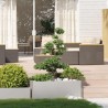 Jardinière 100x100x40 cm acier inoxydable 648063648063