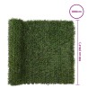 Clôture Artificielle Vert clair 1 x 10 m PVC et Acier 648067648067