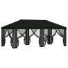 Housse de tonnelle avec murs latéraux 6 x 3 m Noir Polyester 648074648074