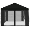 Housse de tonnelle avec murs latéraux 6 x 3 m Noir Polyester 648074648074