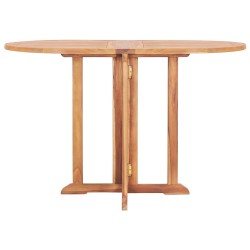 Ensemble à manger d'extérieur pliable 5 pcs Bois solide de teck 648082648082