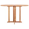 Ensemble à manger d'extérieur pliable 5 pcs Bois solide de teck 648082648082