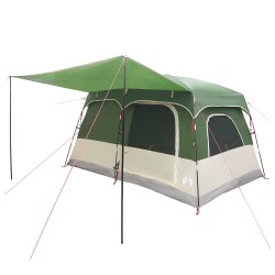 Tente familiale avec toit Vert 320 x 210 x 180 cm Polyester 648092648092