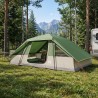 Tente familiale avec auvent imperméable Vert 10 personnes 648094648094
