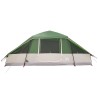 Tente familiale avec auvent imperméable Vert 10 personnes 648094648094