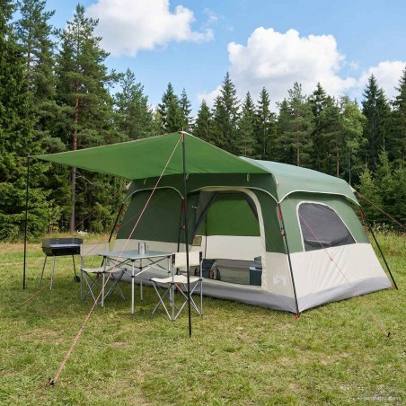 Tente familiale Vert 420 x 305 x 200 cm Polyester et Acier 648095648095
