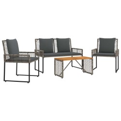 Ensemble de meubles d'extérieur avec coussin acier 648096648096