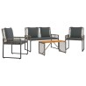 Ensemble de meubles d'extérieur avec coussin acier 648096648096