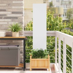 Écran de confidentialité de jardin Fretwork Blanc 32 x 140 cm 648097648097