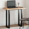 Dessus de table rectangulaire 60x50x2 cm bois massif d'acacia 648102648102