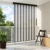 Store enrouleur Anthracite et blanc 100 x 250 cm 648108648108