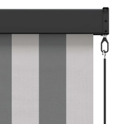 Store enrouleur Anthracite et blanc 100 x 250 cm 648108648108