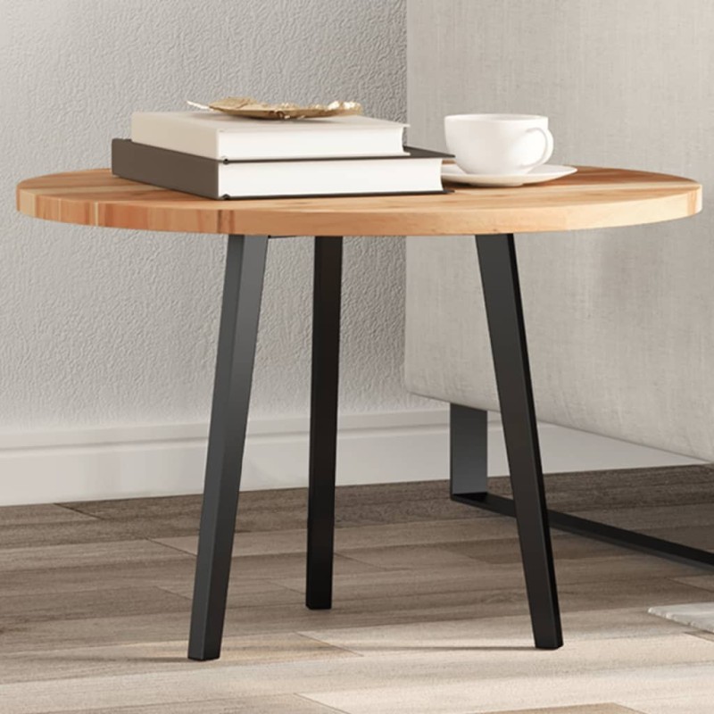 Dessus de table rond Ø60x2 cm bois massif d'acacia 648112648112