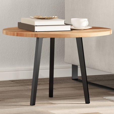 Dessus de table rond Ø60x2 cm bois massif d'acacia 648112648112